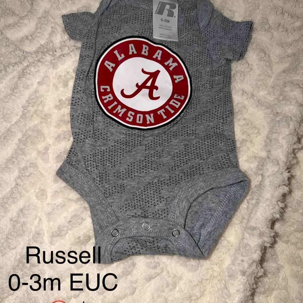 Gray Alabama Crimson Tide Bodysuit